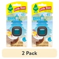 thumbnail image 1 of (2 pack) Little Trees Air Freshener Vent Clip Caribbean Colada Fragrance, 1 of 10