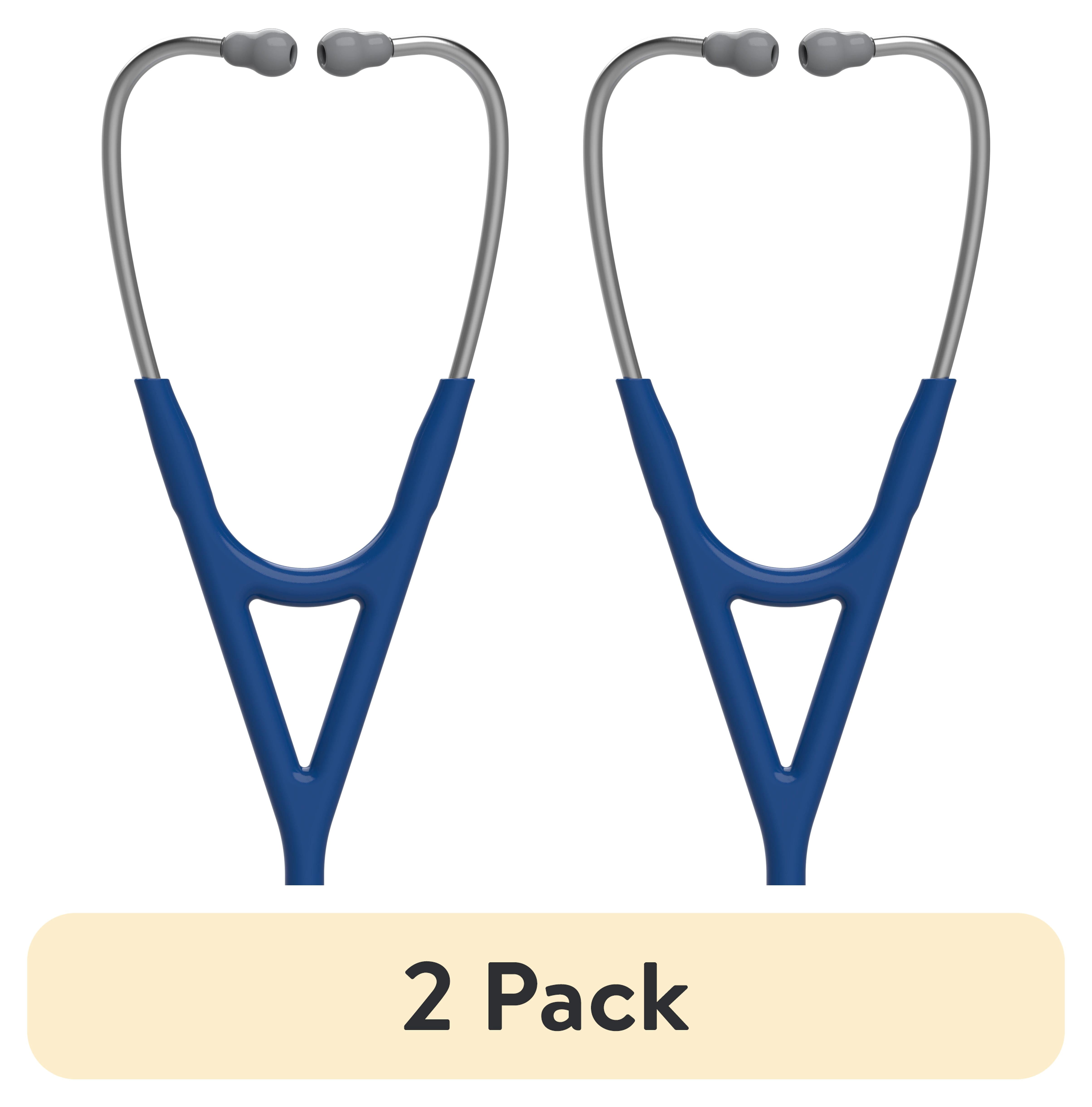 (2 pack) Littmann Cardiology IV Diagnostic Stethoscope, Standard, Navy Tube, Stainless Stem