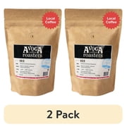 (2 pack) Local Avoca Coffee Noir Blend, Dark Roast Coffee, Whole Bean, 9oz