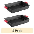 thumbnail image 1 of (2 pack) Lodge Cast Iron Baking Pan, Seasoned Casserole BW13C, Black with Dual Handle Grips 9 x 13, 1 of 6