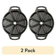 thumbnail image 1 of (2 pack) Lodge Cast Iron Wedge Pan Seasoned Cast Iron with 8 impressions, BW8WP, Metal Bakeware, 1 of 8