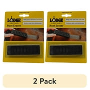 (2 pack) Lodge Cast Iron Black Rust Eraser