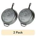 thumbnail image 1 of (2 pack) Lodge Wildlife Series 12" Cast Iron Skillet w/ Bear Scene, L10SKWLBR, 1 of 11