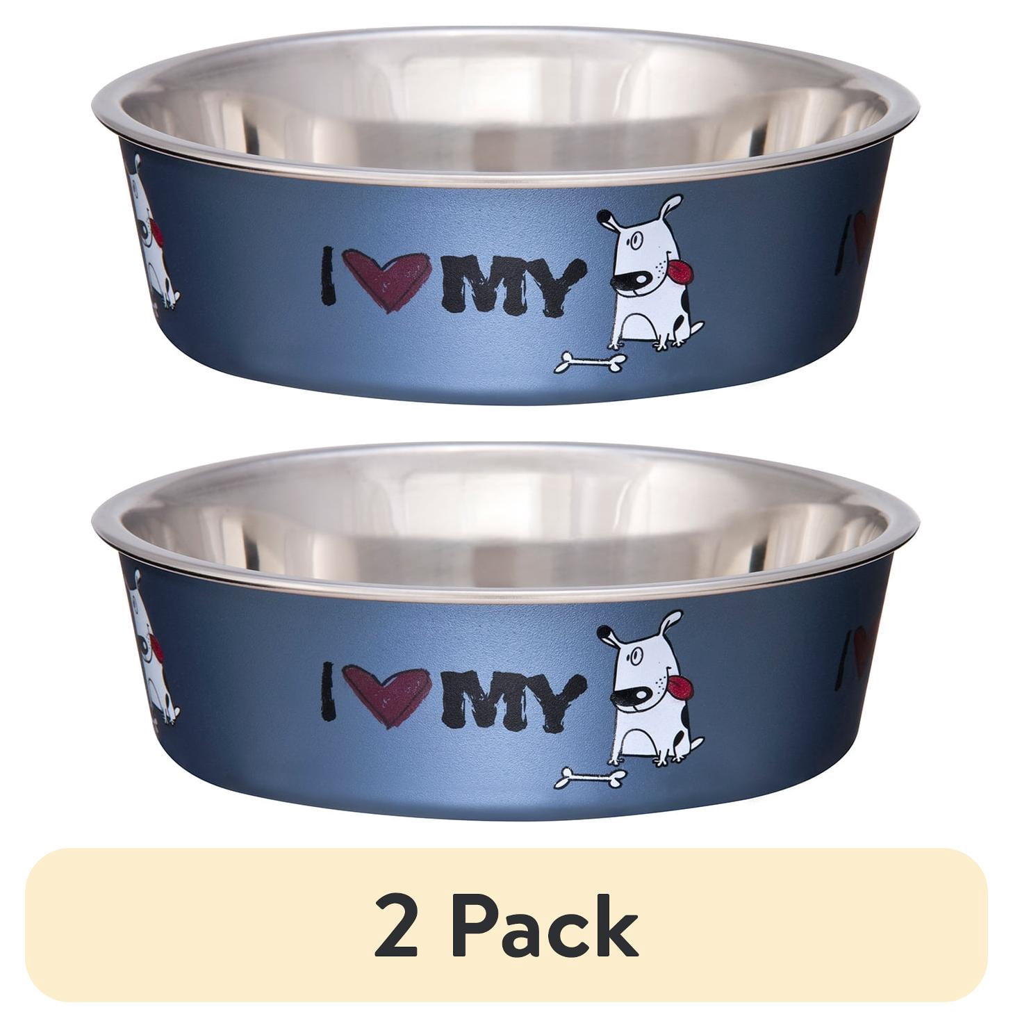 (2 pack) Loving Pets Bella Bowls Small, 1.0 CT