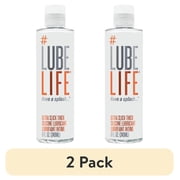 2 pack LUBELIFE Ultra Slick Thick Silicone Personal Lubricant, Long-Lasting Water Resistant Lube, 8 fl oz