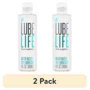 (2 pack) LUBELIFE Toy-Safe Water-Based Lubricant For Sex, Non-Staining and Easy Clean Personal Lube, 8 fl oz
