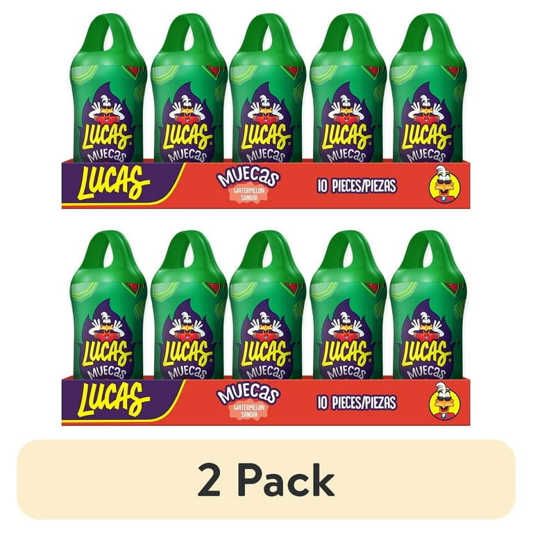 2 pack) Lucas Muecas Watermelon Candy, 1.76 oz - Walmart.com