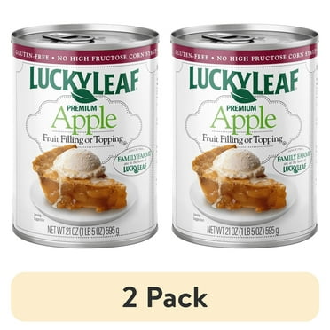 (2 pack) Lucky Leaf Apple Pie Filling, 21 oz