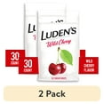 thumbnail image 1 of (2 pack) Luden's Sore Throat Drops, For Minor Sore Throat Relief, Wild Cherry, 30 Count, 1 of 16