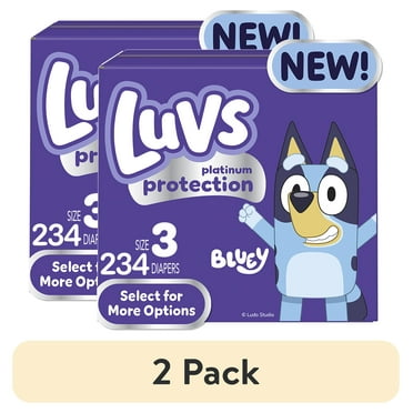 (2 pack) Luvs Diapers Size 3, 234 Count (Select for More Options)