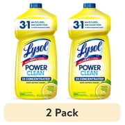 (2 pack) Lysol All Purpose Cleaner, Multi-Surface Disinfectant Floor Cleaner for Mopping Solution, for Bathroom & Kitchen, Lemon & Sunflower, 48 fl oz