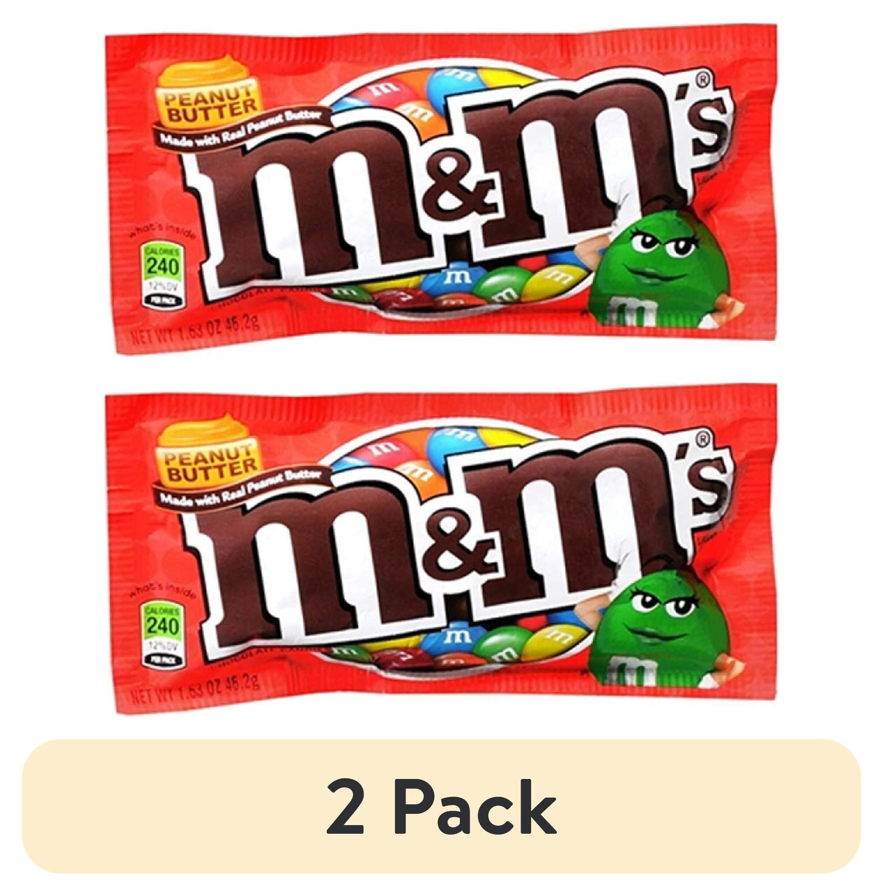 M&M'S, Peanut Butter Candy, 1.63-Ounce Bags, Pack Of 12 - Walmart.com