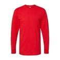 Deep Soft Touch (2 pack) M&O - Gold Soft Touch Long Sleeve T-Shirt - 4820 - Deep Red ...