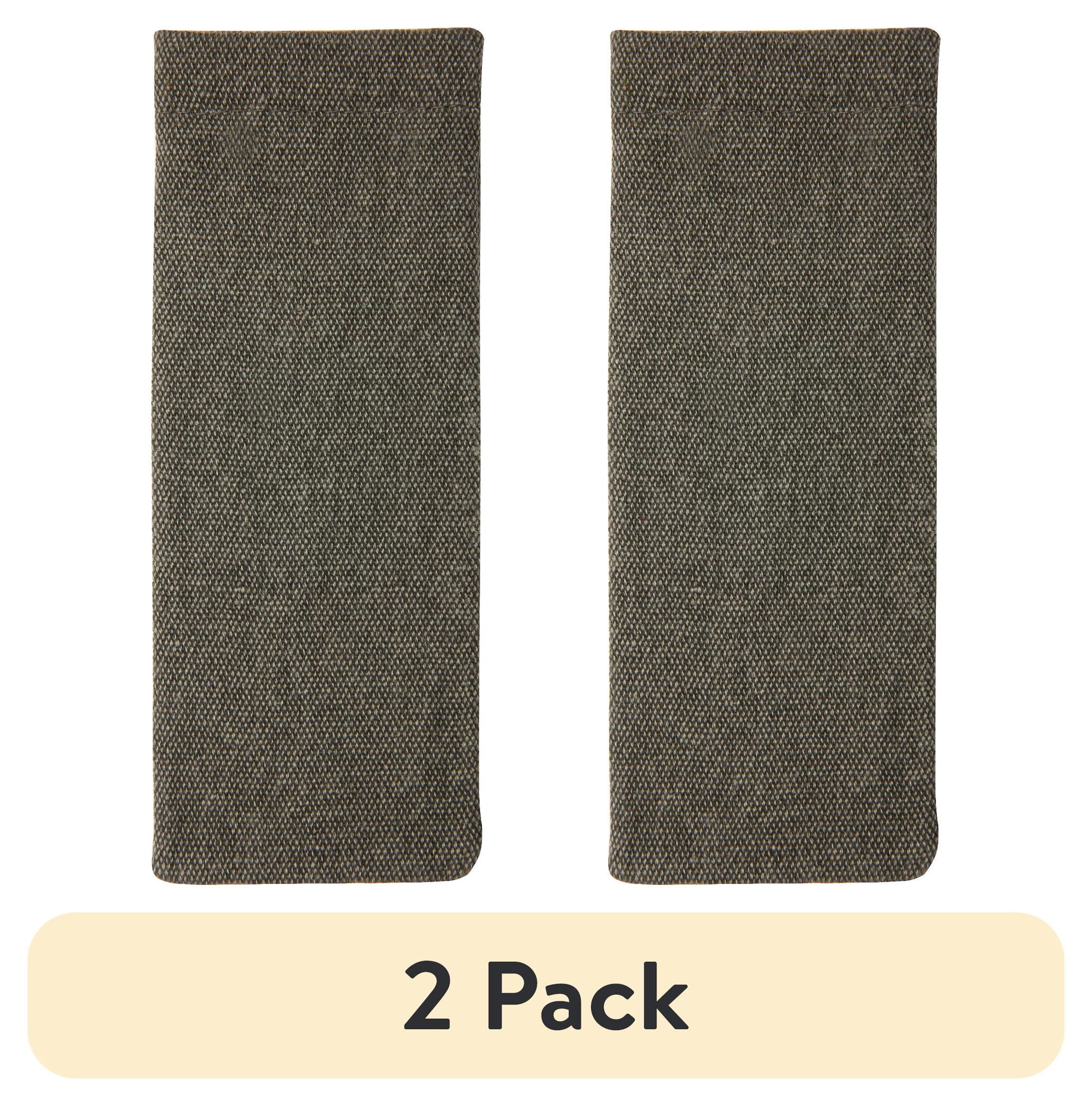 (2 pack) M+ Unisex Portable Grey Cloth Eyewear Pouch for Eyewear Protection