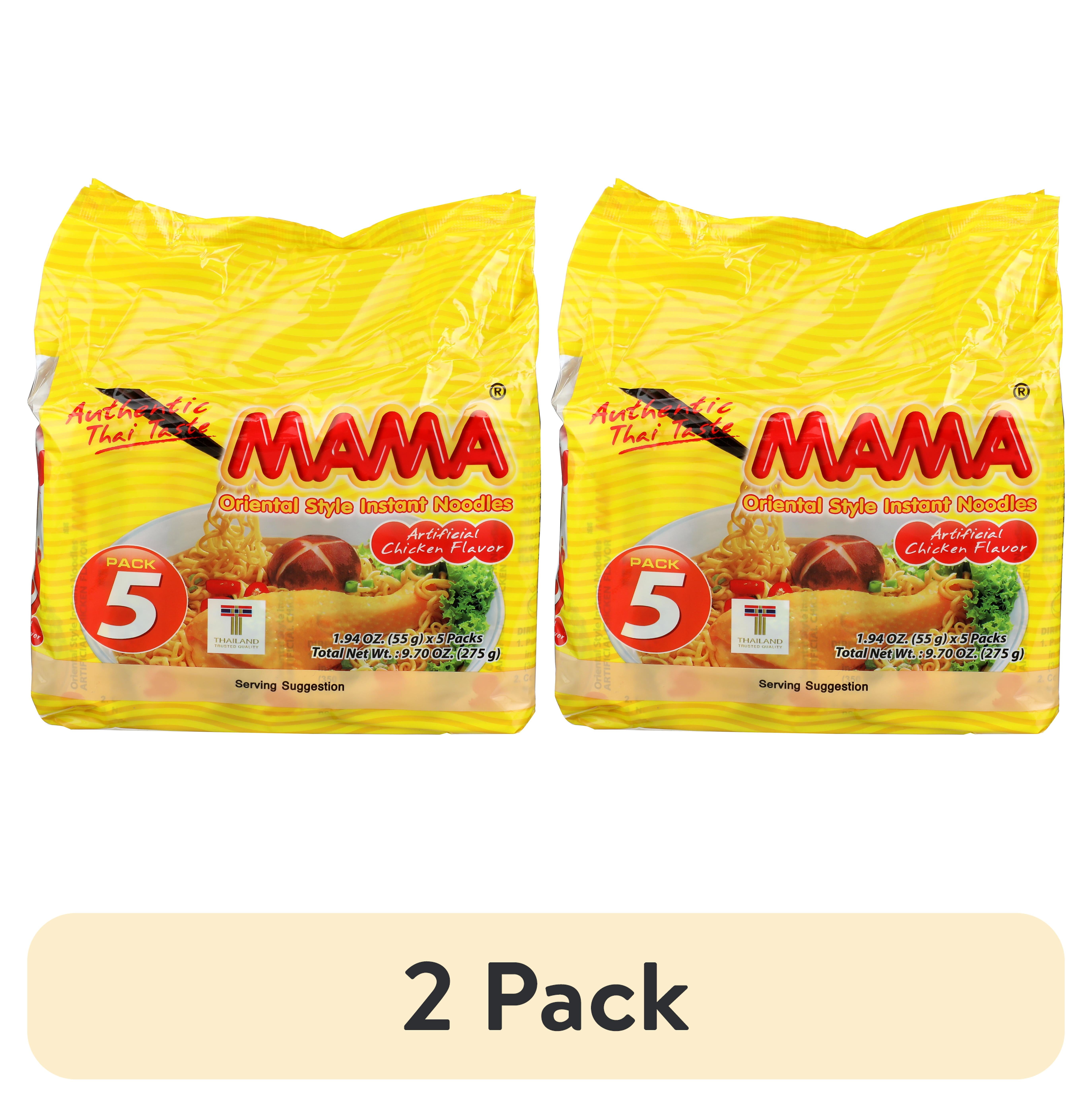 M.mamaページ 2 pack) MAMA Noodle-Chicken Flavor, 1.94 oz, 5 Pack - Walmart.com