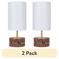 thumbnail image 1 of (2 pack) MDF TABLE LAMP ROUND BASE, 1 of 6