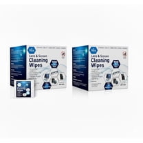 (2 pack) MEDPRIDE Anti-Fog Lens Wipes & Screen Wipes – 100 Count Premoistened, Anti-Static, Quick-Dry Lens & Screen Cleaner Wipes for Eyeglasses & Electronics