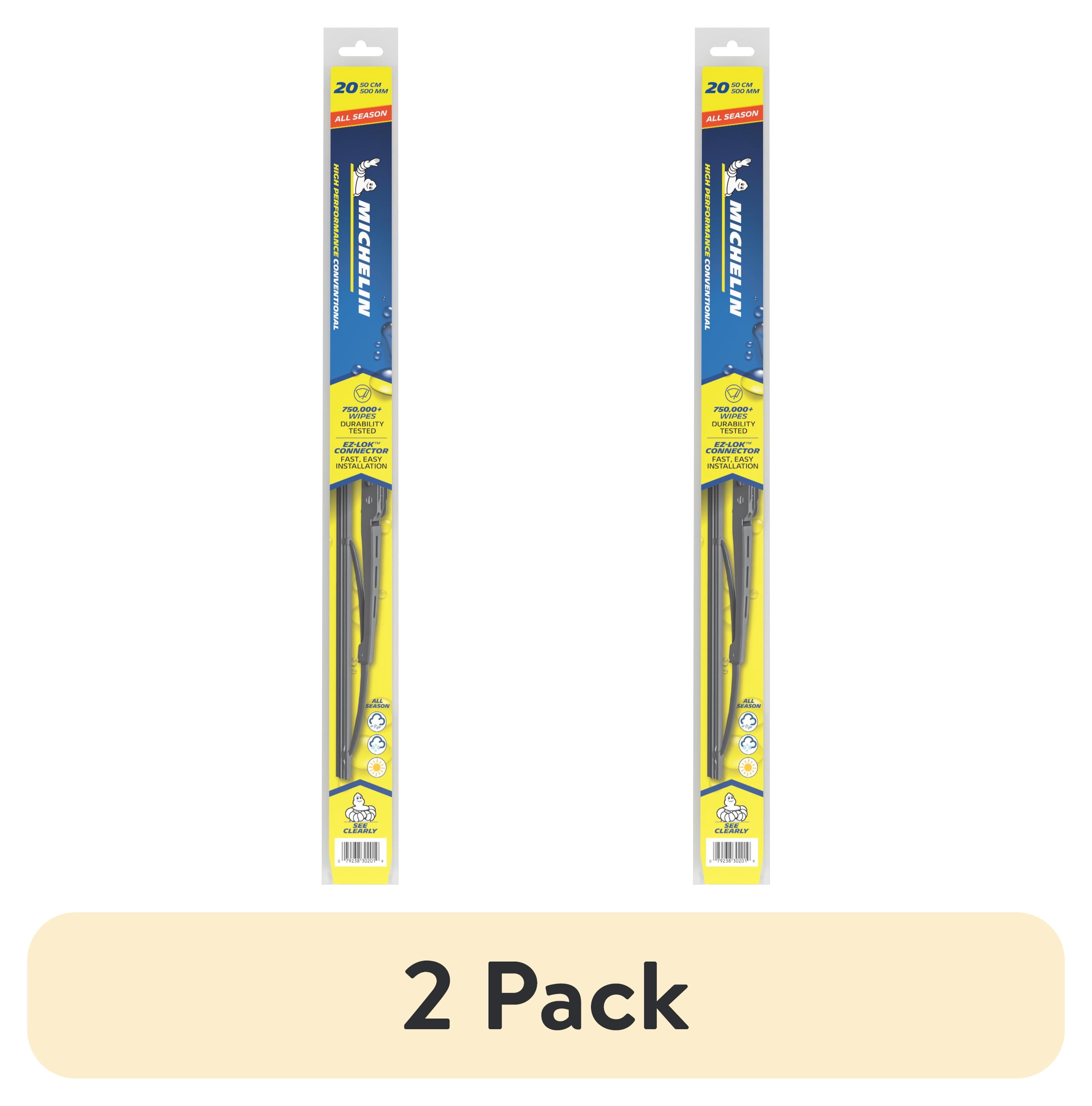 (2 pack) Michelin High Performance Conventional Wiper Blade, 20"