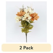 Mainstays 19'' Artificial Floral Mixed Magnolia Bush, Decoration