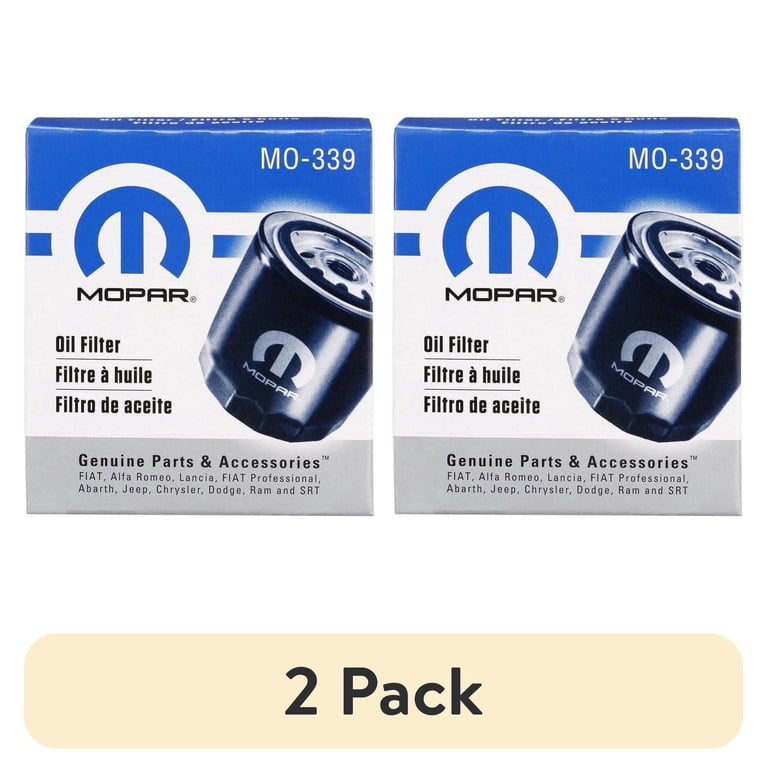 2 pack) MOPAR MO-339 OIL FILTER - Walmart.com
