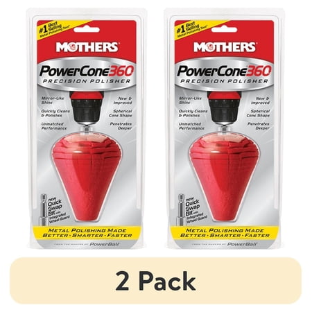 (2 pack) Mothers 05146, Polishing Cone, Power Cone