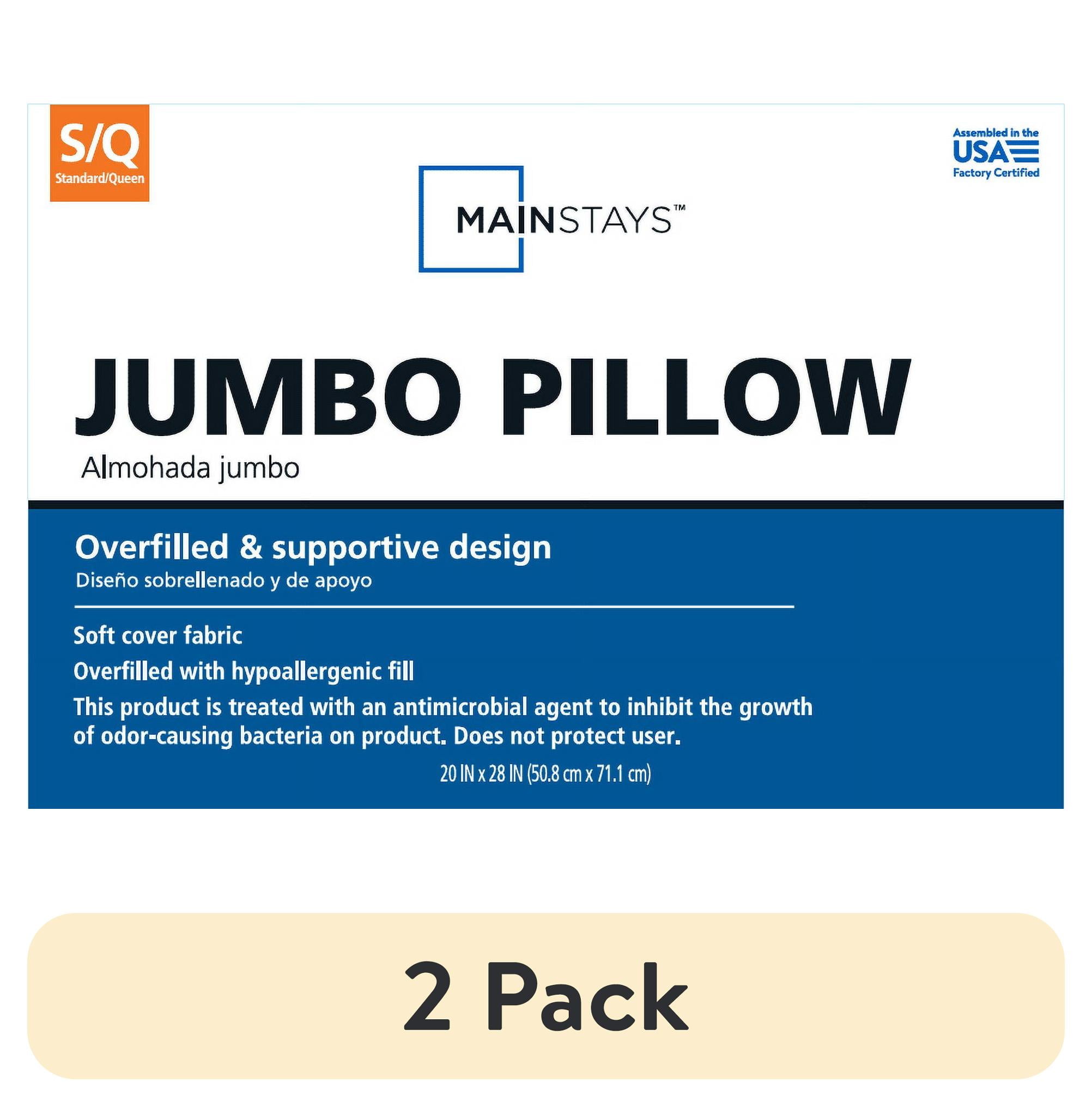 (2 pack) Mainstays Firm Standard/Queen Bed Pillows-Hypoallergenic (1 Count)