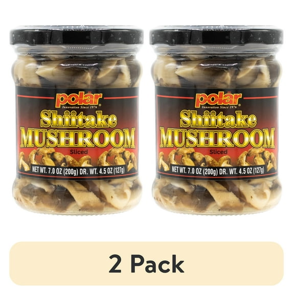 (2 pack) Polar, Shiitake Mushroom in Jar, 4.5oz.