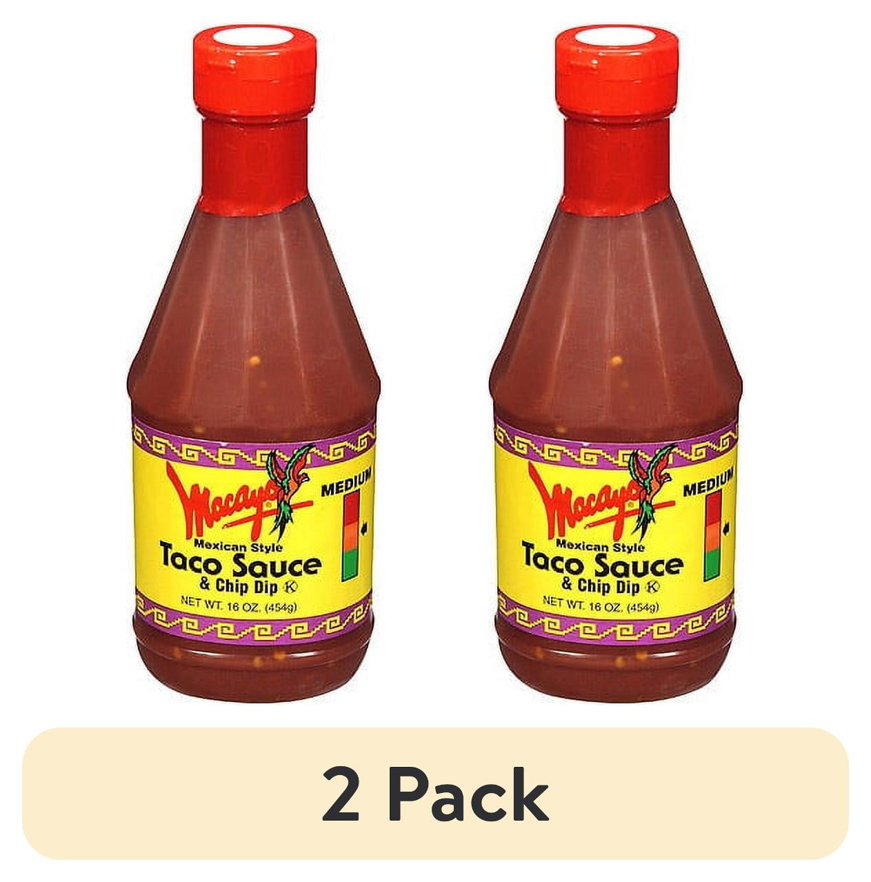 (2 pack) Macayo's Mexican Foods Medium Taco Sauce & Chip Dip, 16oz