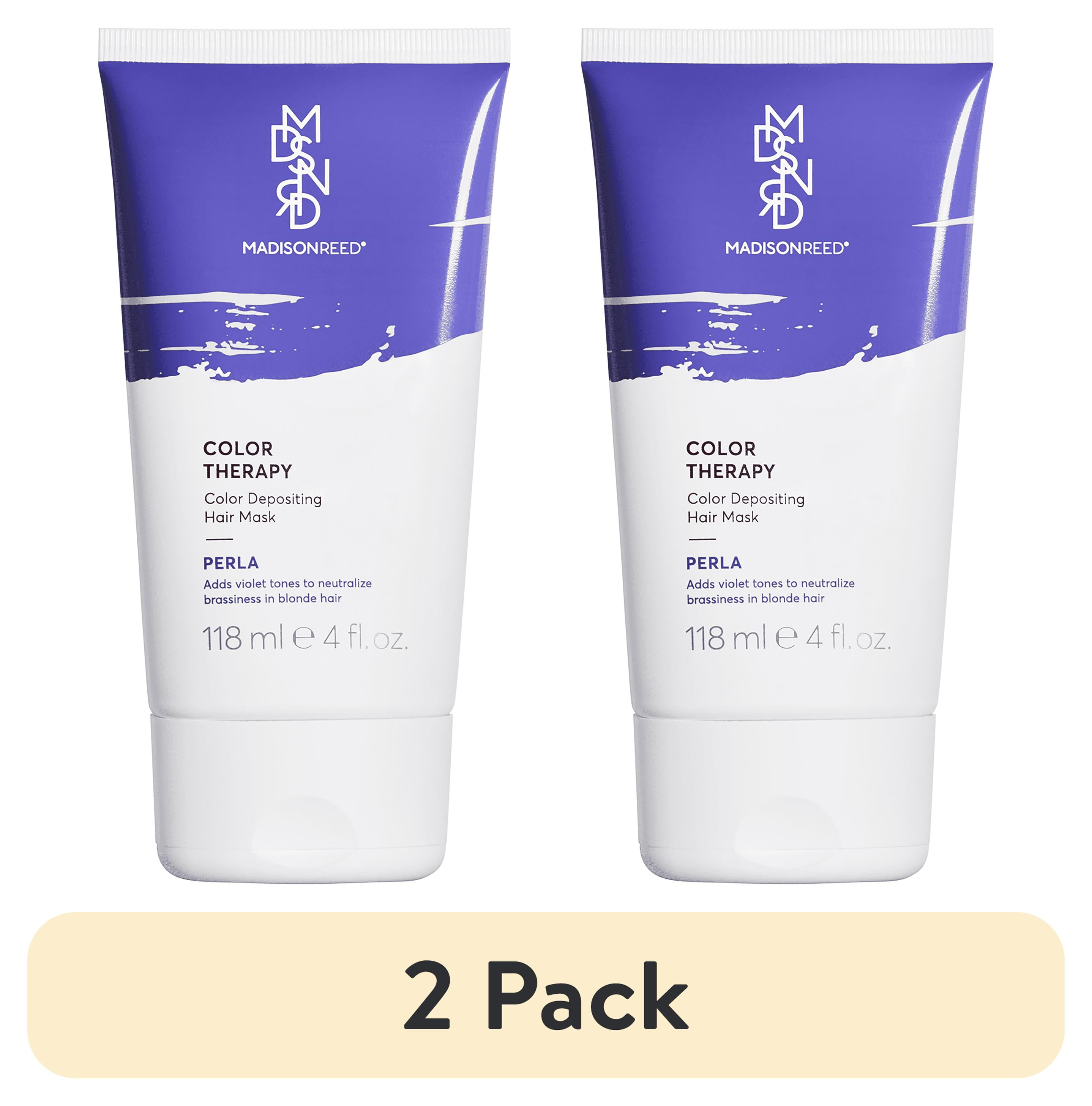 (2 pack) Madison Reed Color Therapy Hair Mask for All Hair Types, Color Depositing, Perla, 4 oz