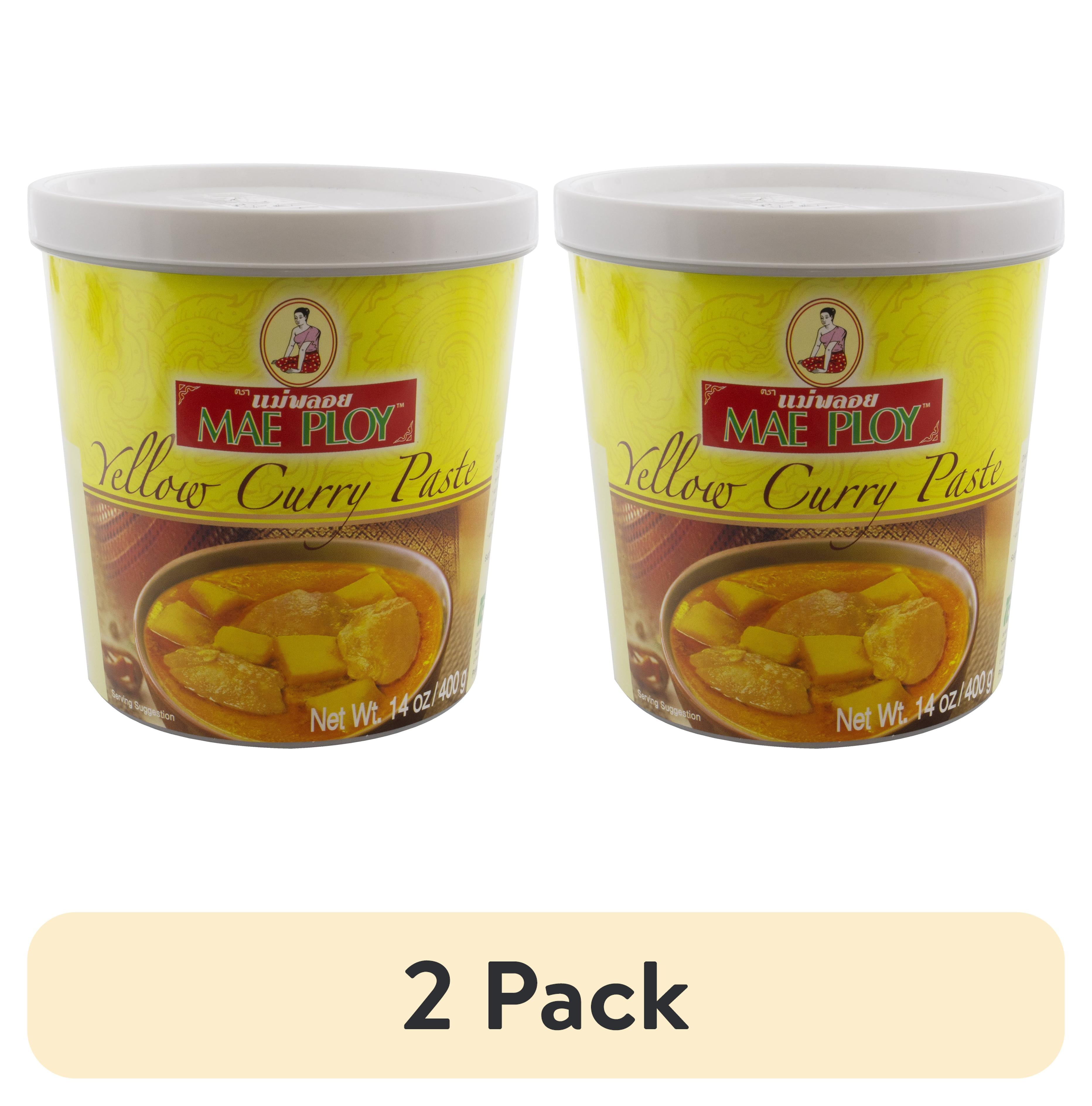 (2 pack) Mae Ploy Yellow Curry Paste, 14 oz, 1 Count Jar - Walmart.com