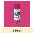 thumbnail image 1 of (2 pack) Magenta, Rust-Oleum American Accents 2X Ultra Cover Satin Spray Paint-327949, 12 oz, 1 of 11
