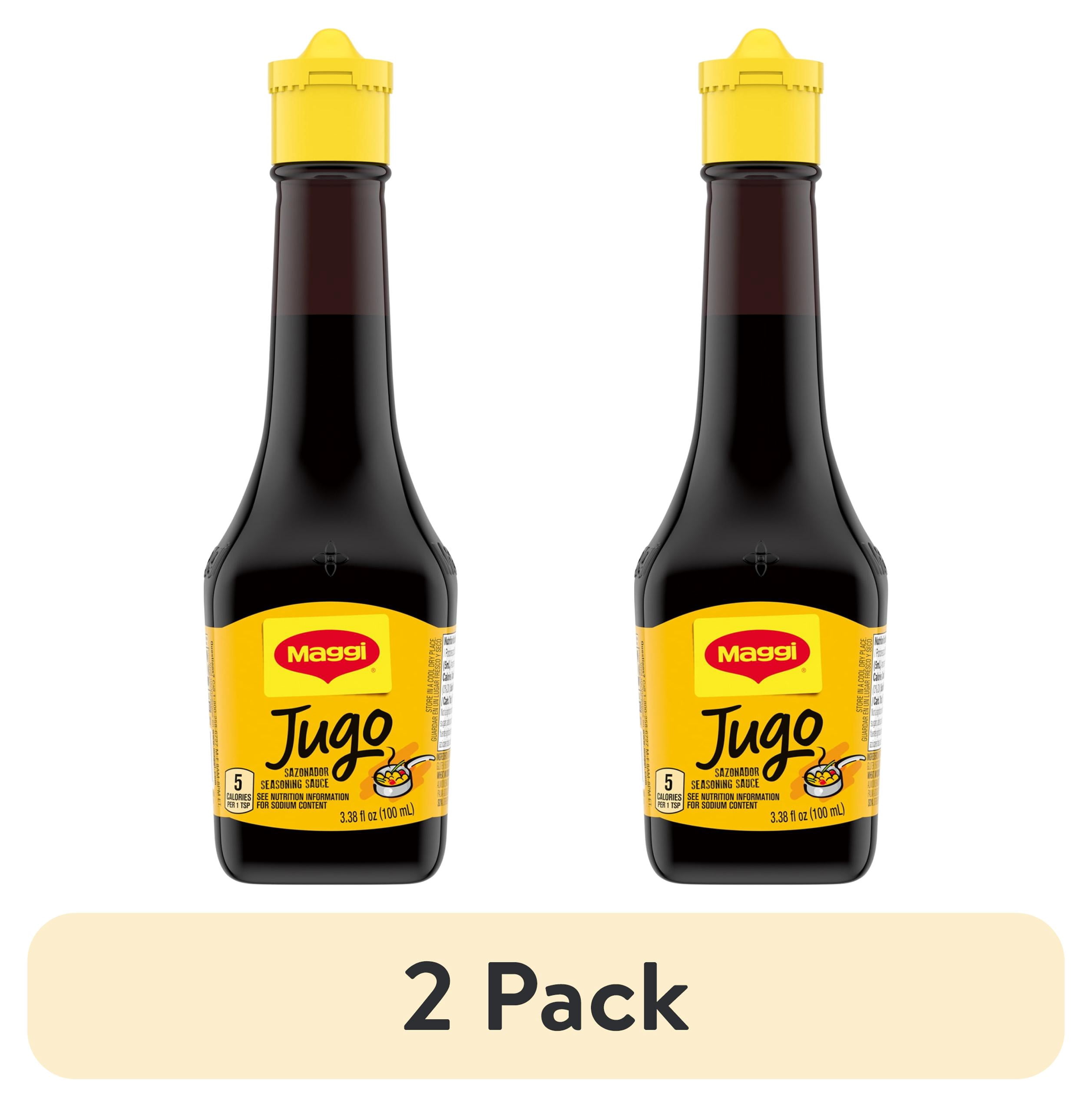 (2 pack) Maggi Five Calorie Latin Flavor Jugo Seasoning Sauce, 3.38 fl oz Bottle