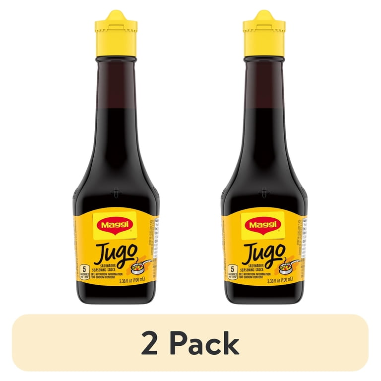 2 pack) Maggi Five Calorie Latin Flavor Jugo Seasoning Sauce, 3.38