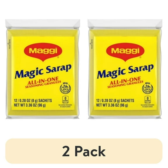(2 pack) Maggi Magic Sarap, All in One Seasoning Granules Made with Natural Flavors - 24 x 8 g / Product of the Philippines