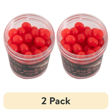 (2 pack) Magic Clean Products HELL'S FLAME GLO Multi-Colored Fishing Lures for All Fish Species, 3-Count