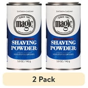 (2 pack) Magic Regular Strength Shaving Powder Hair Removal Depilatories for Men, 5 fl oz