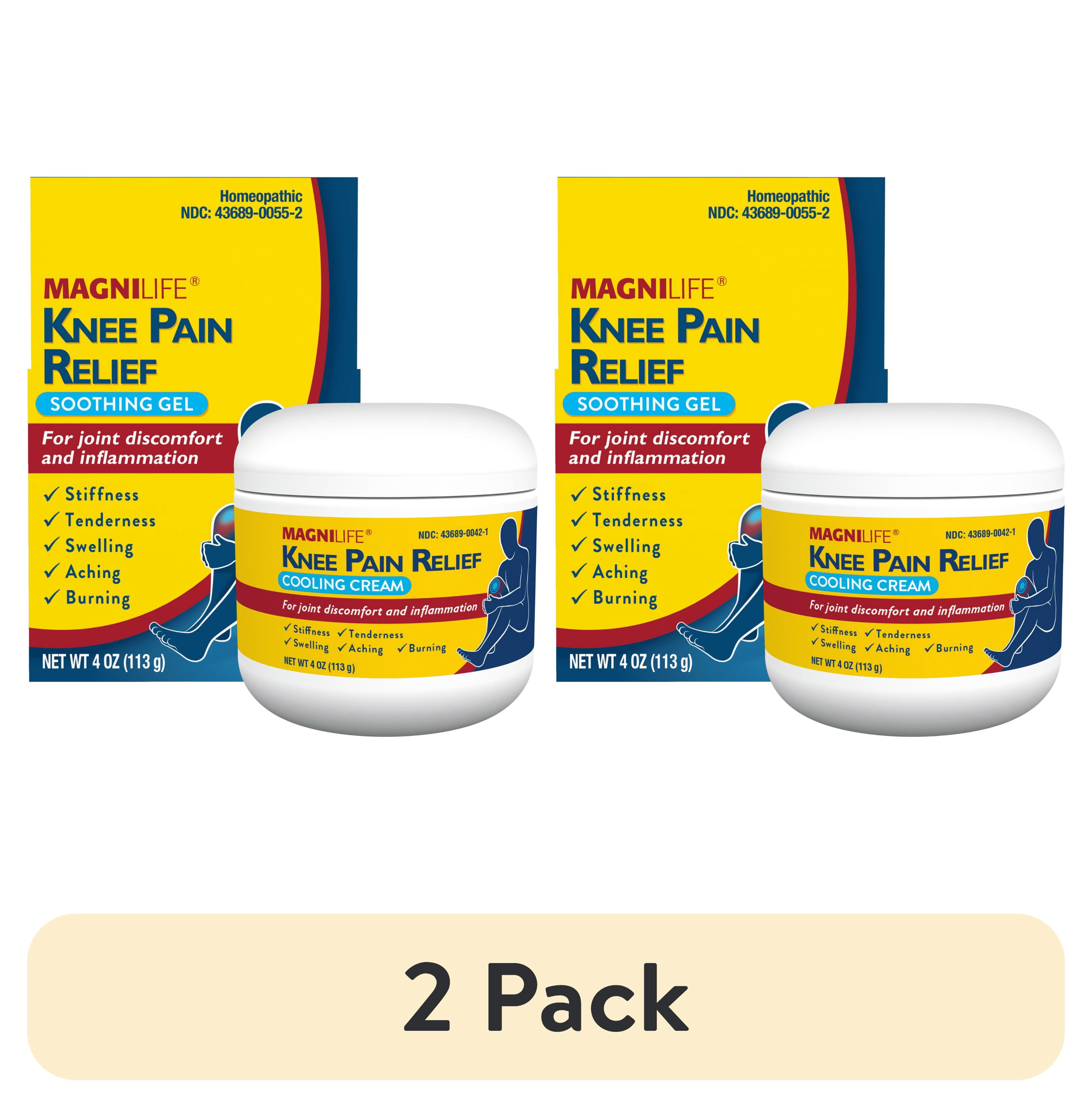 (2 pack) MagniLife Fast Acting Natural Knee Pain Relief Gel 4.0 oz