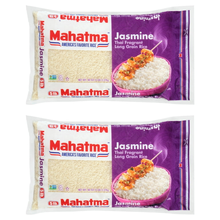 2 pack) Mahatma Jasmine Thai Fragrant Long Grain Rice, Gluten Free