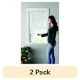 thumbnail image 1 of (2 pack) Mainstays 1" Cordless Vinyl Light Filtering Mini Blinds, 1-Piece, White, 36" W x 64" L, 1 of 5