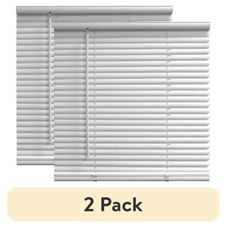 Living Accents Cordless Vinyl Mini Blinds - 1" Slat, Light Filtering, White Or Alabaster