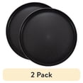 thumbnail image 1 of (2 pack) Mainstays 10-Inch Eco-Friendly Recycled Plastic Dinner Plate, Black, 1 of 13