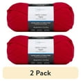 thumbnail image 1 of (2 pack) Mainstays 100% Cotton Yarn - Apple Red - 3.5oz 180yds - 4 Medium Weight, 1 of 6