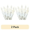 thumbnail interactive-video image 1 of (2 pack) Mainstays 100-Count LED Mini Outdoor String Lights, 1 of 13