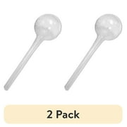 (2 pack) Mainstays 12 inch Round Plastic Self Watering Globe for Planters