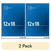 2 pack 2 pack Mainstays 12 x 18 Black Front-Loading Picture Frame