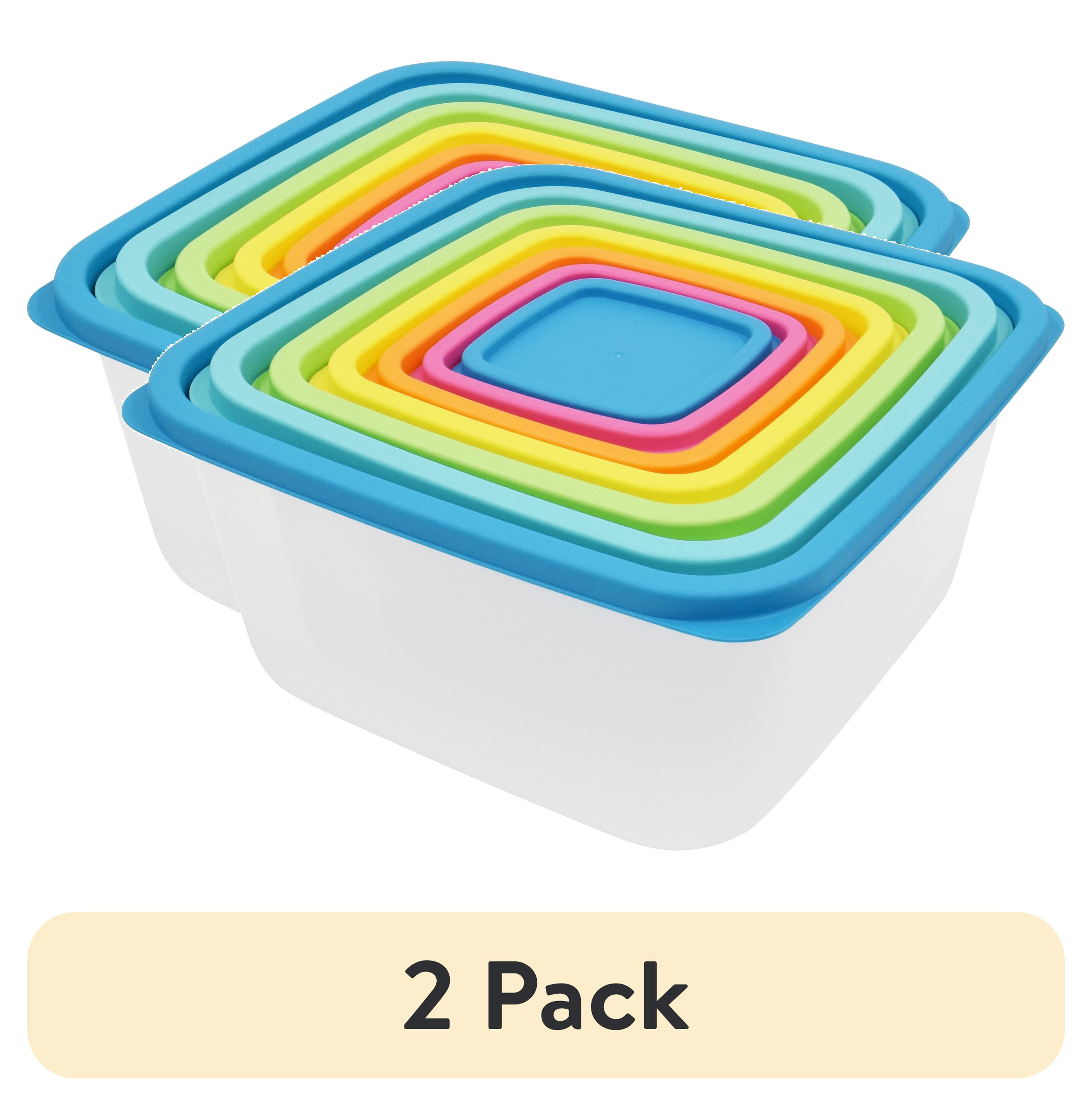 Tupperware Rainbow Cooker 2個セット 2-pack-Mainstays-14-Piece-