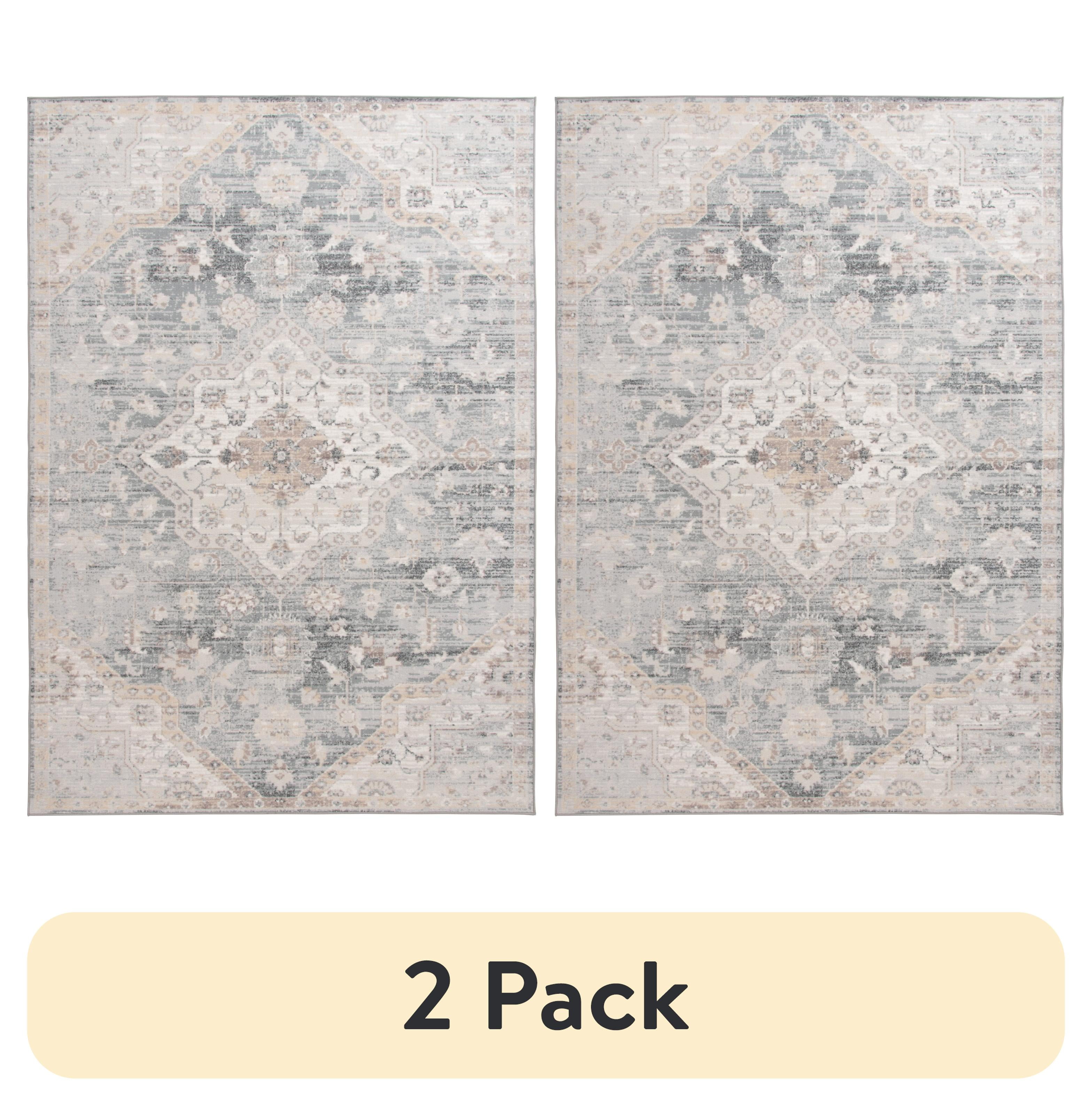 (2 pack) Mainstays 17"x30" Persian Medallion Indoor Accent Rug