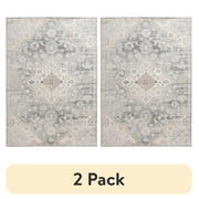 (2 pack) Mainstays 17"x30" Persian Medallion Indoor Accent Rug