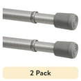 thumbnail image 1 of (2 pack) Mainstays 7/16" Adjustable Spring Tension Curtain Rod, 18-28", Chrome, 1 of 7