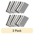 thumbnail interactive-video image 1 of (2 pack) Mainstays 18-Pack Washcloth Bundle, Grey Multi, 1 of 14